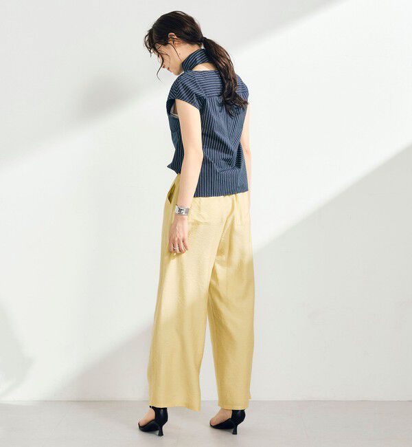 fredy emue「ストライプアレンジカラーブラウス」|シャツ・ブラウス|