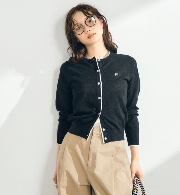 fredy emue「UVカットFRベーシックカーディガン」|カーディガン|