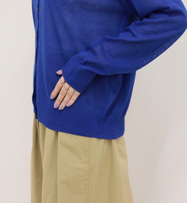 fredy emue「【GEVACO/ゲバコ】コットンリネンカーディガン」|カーディガン|