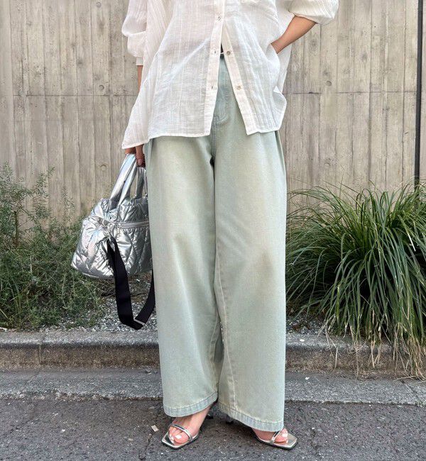 fredy emue「ライトオンスタックデニムパンツ」|デニム|