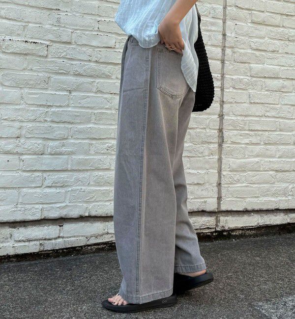 fredy emue「ライトオンスタックデニムパンツ」|デニム|