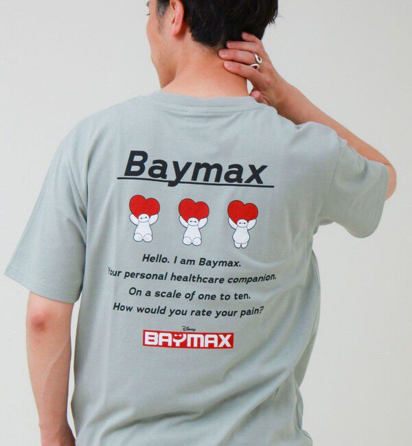 GLOSTER「【ユニセックスで着れる】ベイマックス＆スティッチ バックプリントＴ」|Tシャツ・カットソー|