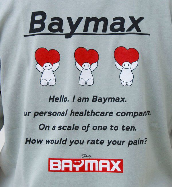 GLOSTER「【ユニセックスで着れる】ベイマックス＆スティッチ バックプリントＴ」|Tシャツ・カットソー|