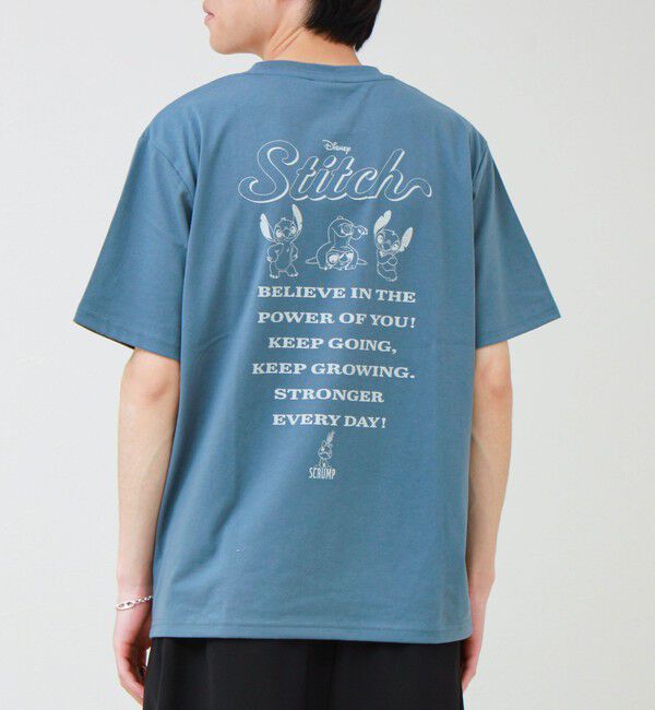 GLOSTER「【ユニセックスで着れる】ベイマックス＆スティッチ バックプリントＴ」|Tシャツ・カットソー|