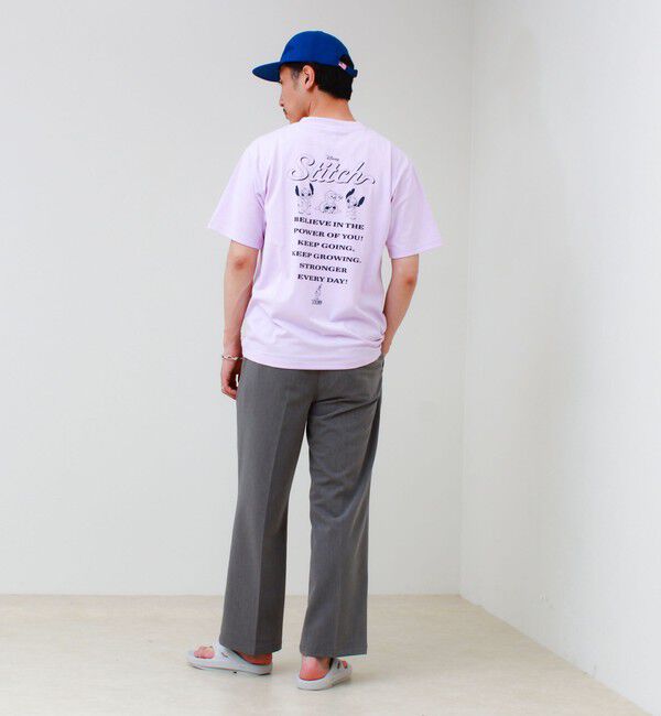 GLOSTER「【ユニセックスで着れる】ベイマックス＆スティッチ バックプリントＴ」|Tシャツ・カットソー|