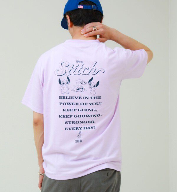 GLOSTER「【ユニセックスで着れる】ベイマックス＆スティッチ バックプリントＴ」|Tシャツ・カットソー|