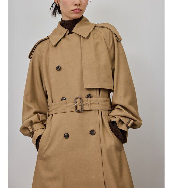 ROPE「【MANTECO(マンテコ)】テンセルウールトレンチコート」|トレンチコート|