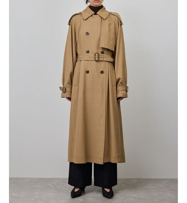 ROPE「【MANTECO(マンテコ)】テンセルウールトレンチコート」|トレンチコート|