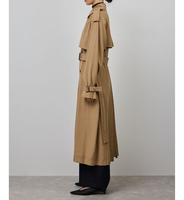 ROPE「【MANTECO(マンテコ)】テンセルウールトレンチコート」|トレンチコート|