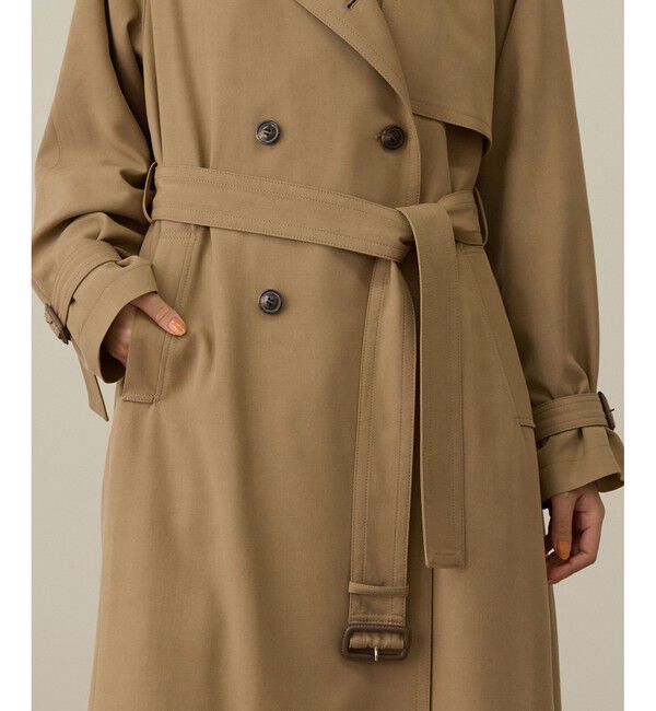 ROPE「【MANTECO(マンテコ)】テンセルウールトレンチコート」|トレンチコート|