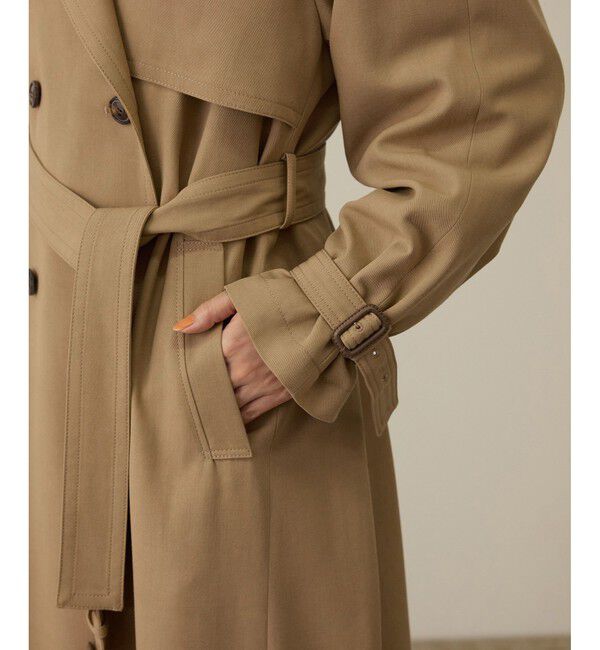 ROPE「【MANTECO(マンテコ)】テンセルウールトレンチコート」|トレンチコート|