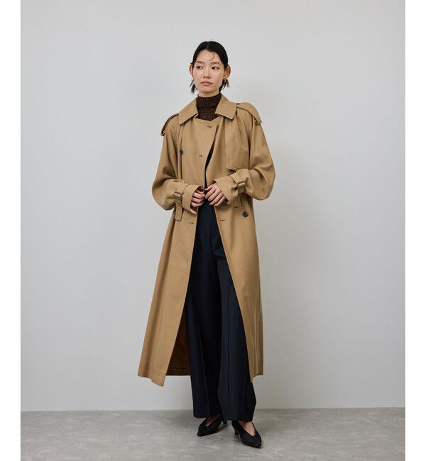 ROPE「【MANTECO(マンテコ)】テンセルウールトレンチコート」|トレンチコート|