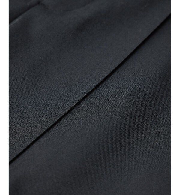 ROPE「梳毛ギャバ プリーテッド ワイドパンツ」|チノ|