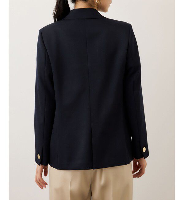 ROPE「ストレッチ金ボタンブレザージャケット」|テーラードジャケット|