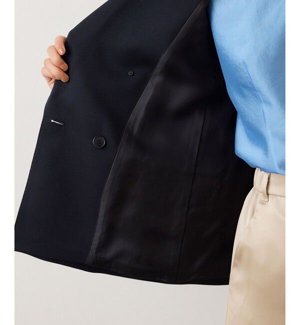 ROPE「ストレッチ金ボタンブレザージャケット」|テーラードジャケット|