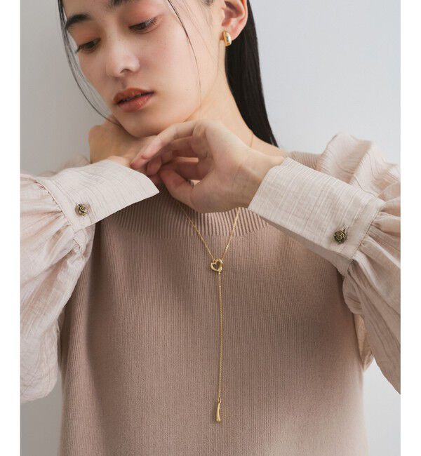 VIS「【洗える】ニットドッキングAラインミニワンピース」|ワンピース|