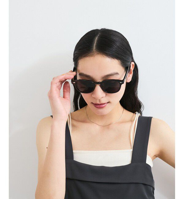 VIS「クリアフレームファッショングラス」|サングラス|ブラック(01)