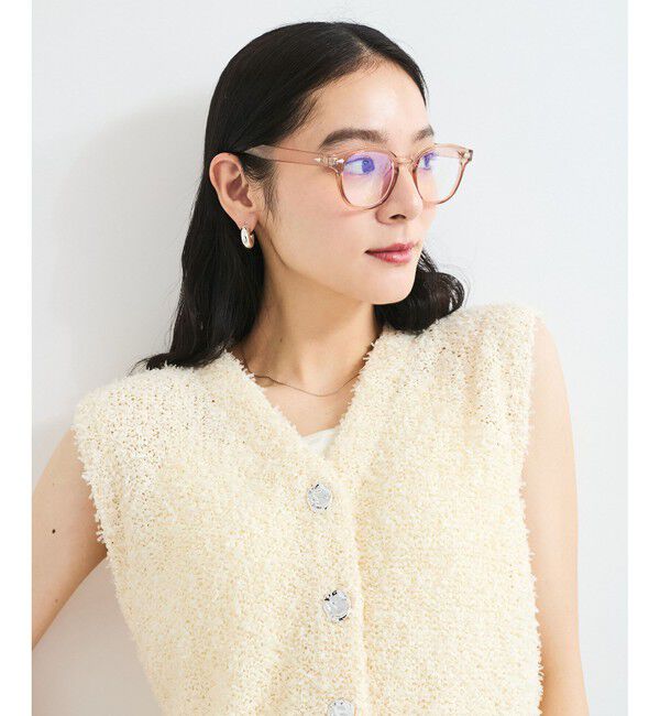 VIS「クリアフレームファッショングラス」|サングラス|ブラウン系(24)