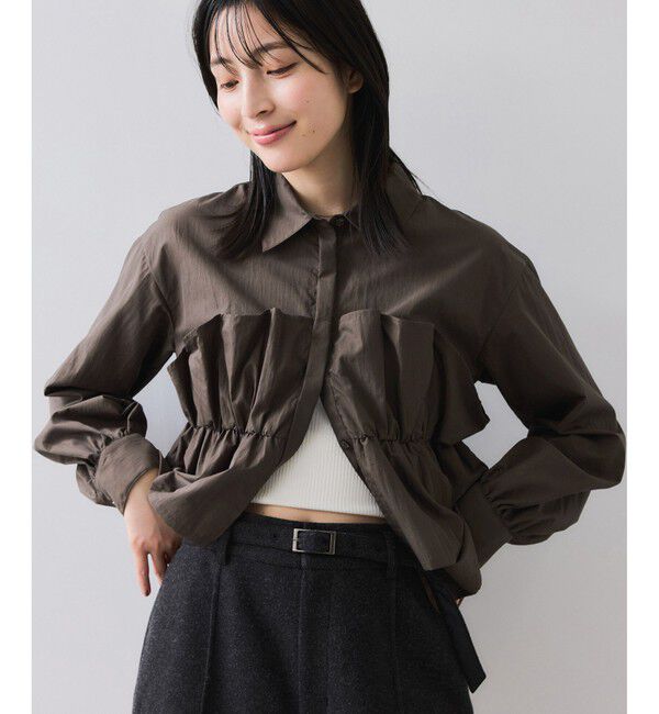 VIS「ビスチェドッキングシャツ/イージーケア」|シャツ・ブラウス|