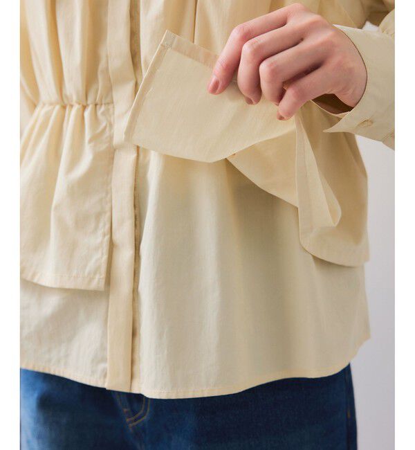 VIS「ビスチェドッキングシャツ/イージーケア」|シャツ・ブラウス|