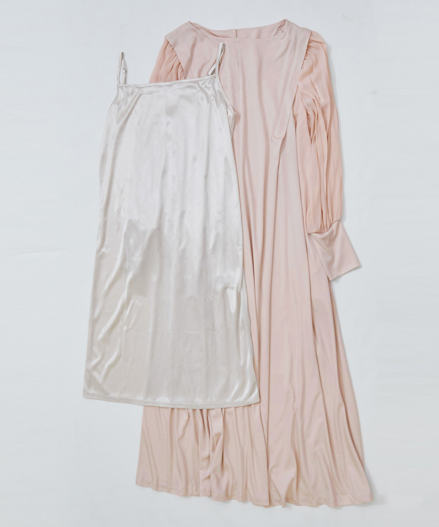 Rope&rsquo;Picnic「【一部店舗限定】【Mon E&rsquo;toile/モンエトワール】スムースコンビジャージタックDRESS」|ドレス|