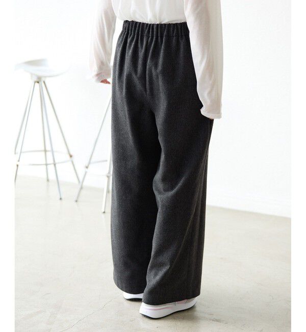 Rope&rsquo;Picnic「【3サイズ展開】きれいめイージーワイドパンツ」|チノ|
