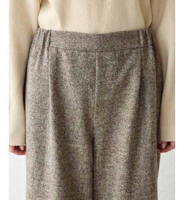 Rope&rsquo;Picnic「【3サイズ展開】きれいめイージーワイドパンツ」|チノ|