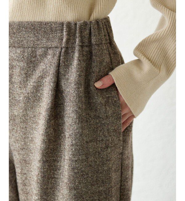 Rope&rsquo;Picnic「【3サイズ展開】きれいめイージーワイドパンツ」|チノ|