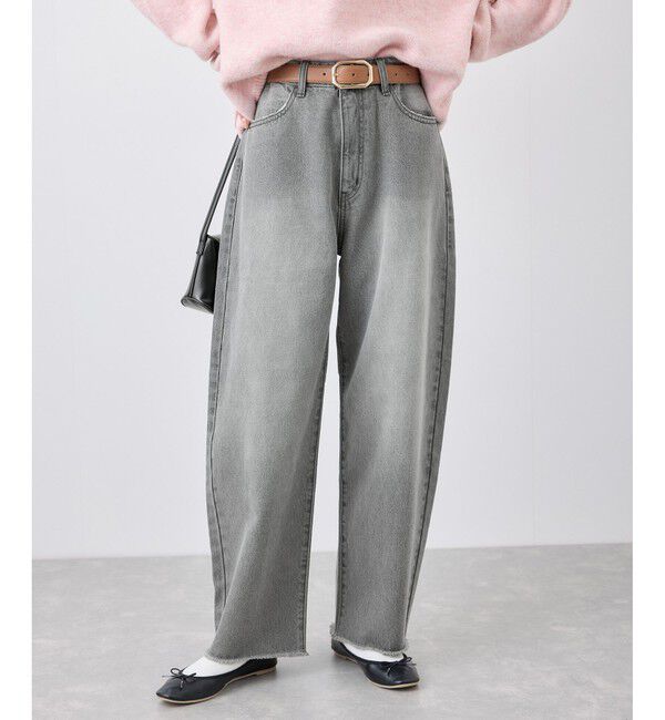 Rope&rsquo;Picnic「【emur/エミュール】カービーデニムパンツ」|デニム|