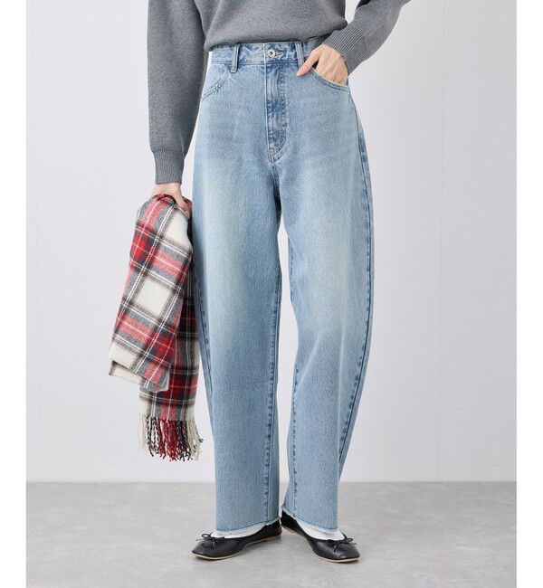 Rope&rsquo;Picnic「【emur/エミュール】カービーデニムパンツ」|デニム|