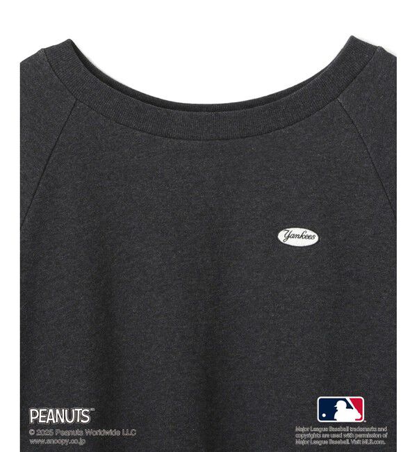 Rope&rsquo;Picnic「【PEANUTS&times;MLB COLLECTION by ROPE' PICNIC】オフショルスウェット」|スウェット・ジャージ|