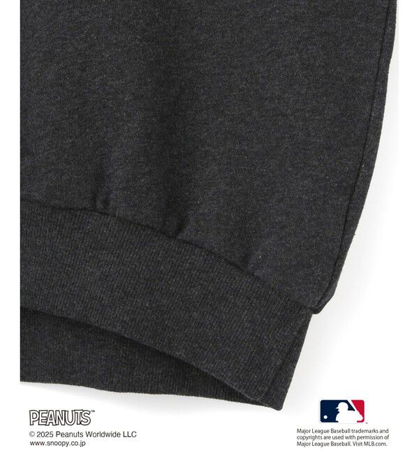 Rope&rsquo;Picnic「【PEANUTS&times;MLB COLLECTION by ROPE' PICNIC】オフショルスウェット」|スウェット・ジャージ|