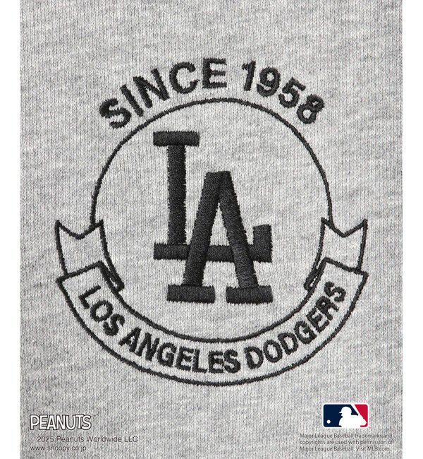 Rope&rsquo;Picnic「【PEANUTS&times;MLB COLLECTION by ROPE' PICNIC】オフショルスウェット」|スウェット・ジャージ|