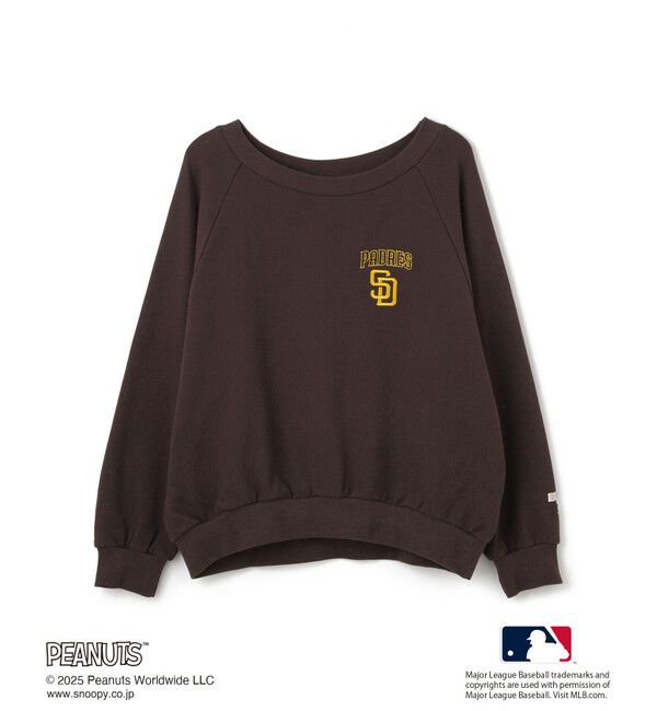 Rope&rsquo;Picnic「【PEANUTS&times;MLB COLLECTION by ROPE' PICNIC】オフショルスウェット」|スウェット・ジャージ|