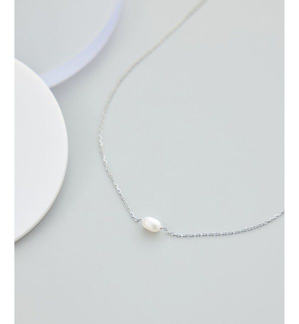 ROPE PICNIC PASSAGE「ステンレス淡水パールトッププチペンダント」|ネックレス|