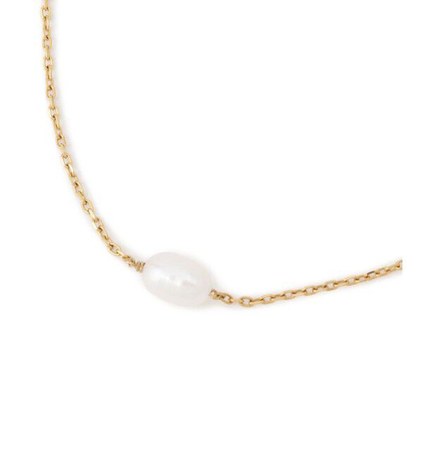 ROPE PICNIC PASSAGE「ステンレス淡水パールトッププチペンダント」|ネックレス|