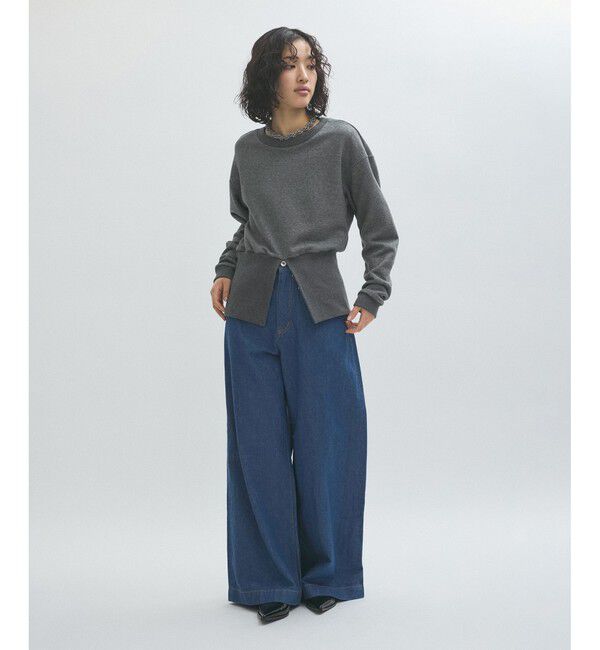 ADAM ET ROPE'「コルセットプルオーバー」|スウェット・ジャージ|