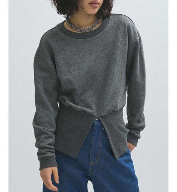 ADAM ET ROPE'「コルセットプルオーバー」|スウェット・ジャージ|