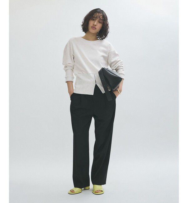 ADAM ET ROPE'「コルセットプルオーバー」|スウェット・ジャージ|