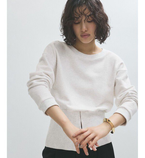 ADAM ET ROPE'「コルセットプルオーバー」|スウェット・ジャージ|