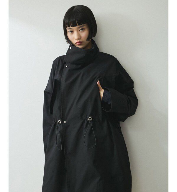 ADAM ET ROPE'「【WEB限定】スタンドカラーハーフモッズコート」|ミリタリー・モッズコート|