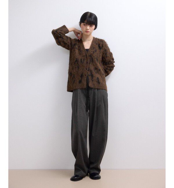 ADAM ET ROPE'「【WEB限定】チェックバレルパンツ」|チノ|