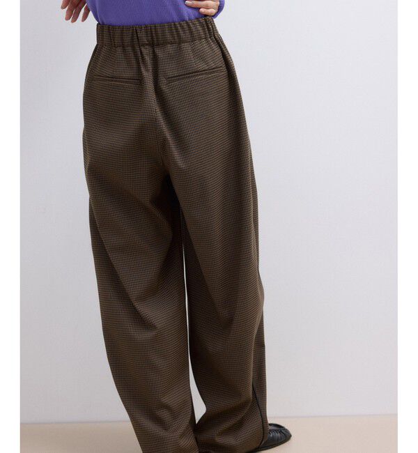 ADAM ET ROPE'「【WEB限定】チェックバレルパンツ」|チノ|