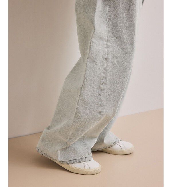 ADAM ET ROPE'「【WEB限定】・【サステナブル】ディープライズワイドデニム」|デニム|