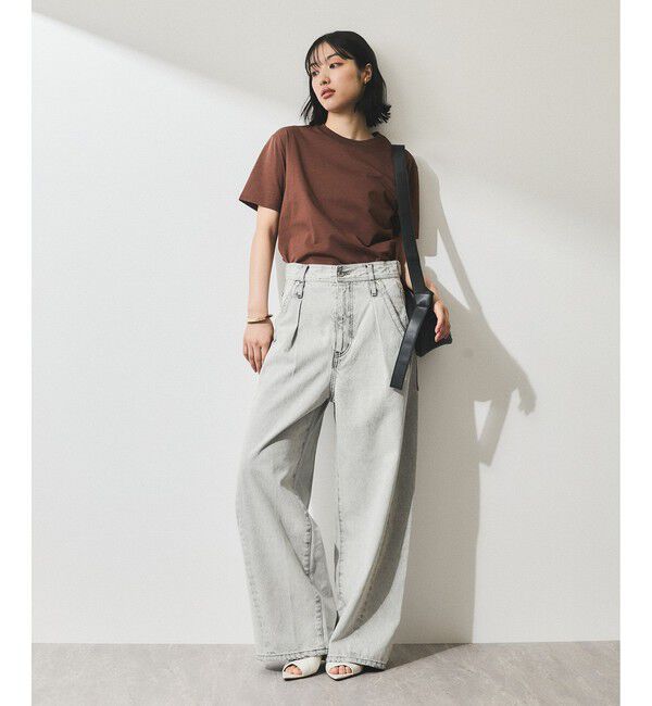 ADAM ET ROPE'「【WEB限定】・【サステナブル】ディープライズワイドデニム」|デニム|