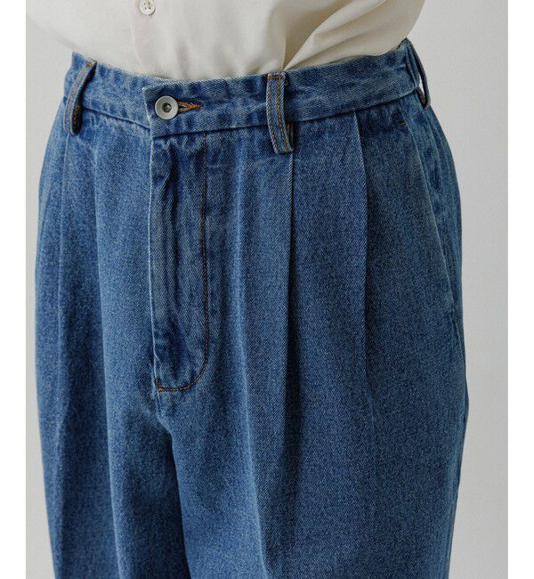 ADAM ET ROPE'「ワイド イージー ブリーチ デニムパンツ / ADAM ET ROPE' JEANS -GRID-」|デニム|