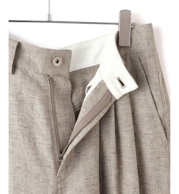 ADAM ET ROPE'「リネンタックパンツ」|チノ|