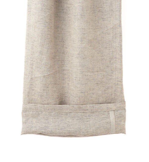 ADAM ET ROPE'「リネンタックパンツ」|チノ|