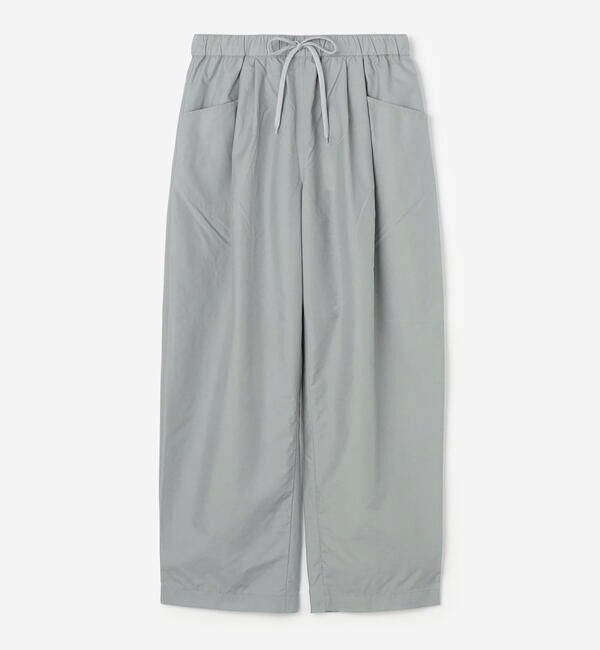 DANTON「DANTON | スタナーナイロン 2タックイージーパンツ WOMEN」|チノ|GREY系1