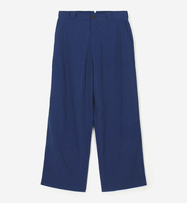 DANTON「DANTON | ナイロンタッサー ワイドパンツ MEN」|チノ|BLUE
